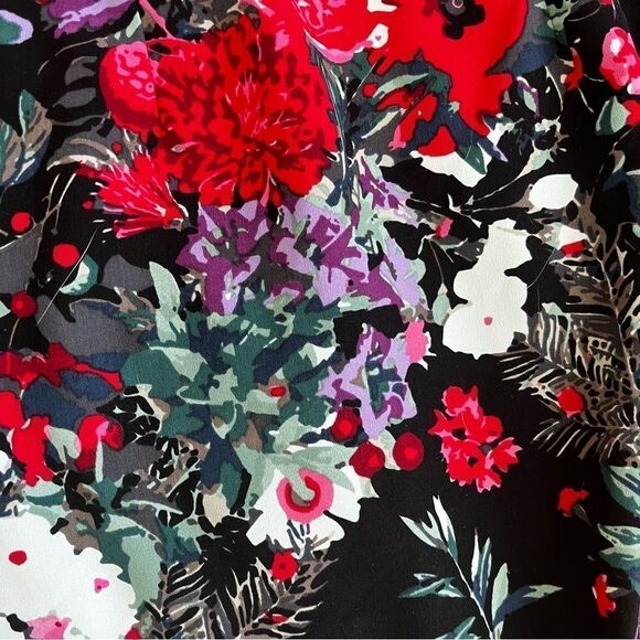 Anthro Hutch Printed Wrap Maxi in Floral High Low A-line Skirt XS - Picture 6 of 6